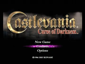 Castlevania - Curse of Darkness screen shot title